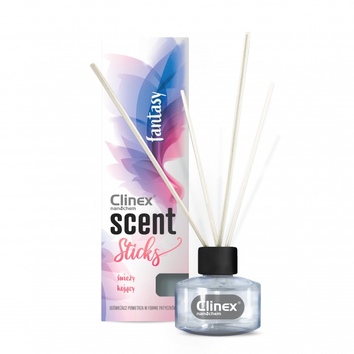 Clinex Scent Sticks, Αρωματικό χώρου με Sticks,45 ml, με μεγάλη διάρκεια
