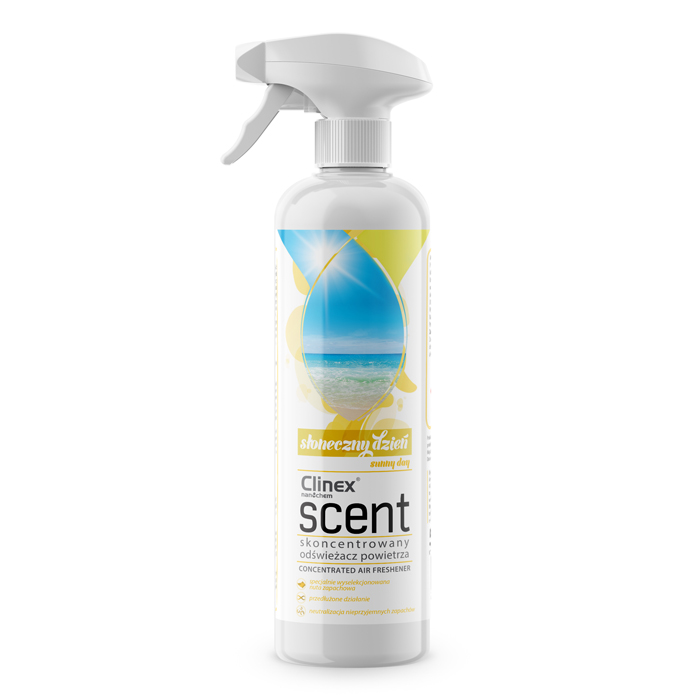 Clinex Scent Sunny Day, συμπυκνωμένο αποσμητικό χώρου & υφασμάτων, 500ml