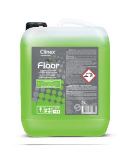 CLINEX PROFIT FLOOR ( Υπερσυμπυκνωμένο  καθαριστικό  γενικής χρήσης για καθαρισμό δαπέδων 5L )