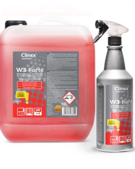 CLINEX W3 FORTE ( Έτοιμο προς χρήση ισχυρό προϊόν για τον καθαρισμό τουαλετών και μπάνιων , 1L , 10L )