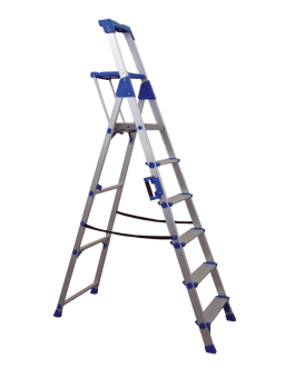 ΣΚΑΛΑ ΑΛΟΥΜΙΝΙΟΥ ΜΕ ΣΚΑΛΟΠΑΤΙ 10cm & ΔΙΠΛΟ ΠΛΑΤΥΣΚΑΛΟ