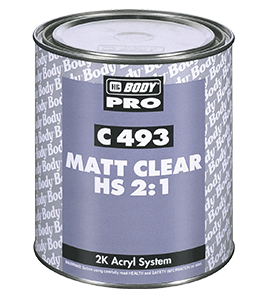 C493 MATT CLEAR HS 2:1