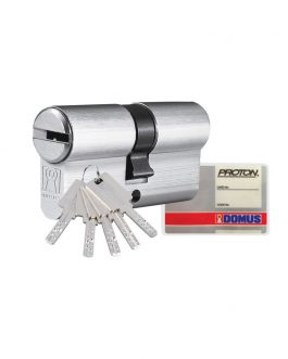 Domus Αδιάρρηκτος Κύλινδρος Ασφαλείας Proton 75mm (31-44) – Ασημί (Nickel)