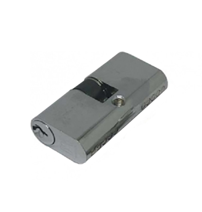 Domus Κύλινδρος Απλός Οβάλ 54mm (27-27) – Ασημί (Nickel)