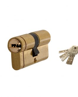 Domus Κύλινδρος Ασφαλείας Econ 65mm (30-35) – Χρυσό (Brass)