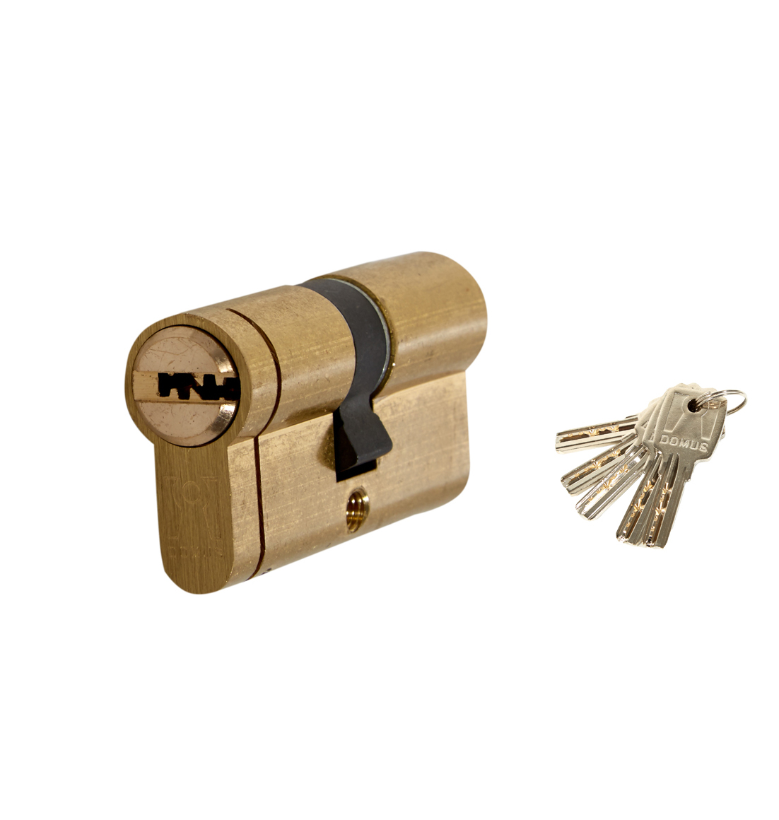 Domus Κύλινδρος Ασφαλείας Econ 65mm (30-35) – Χρυσό (Brass)