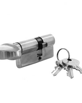 Gevy Κύλινδρος Απλός με Πόμολο 85mm (40-45) – Ασημί (Nickel)